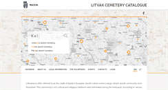 Desktop Screenshot of litvak-cemetery.info